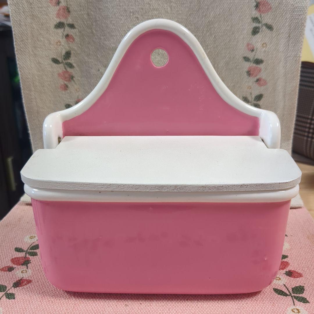 内藤ルネ ルネの陶器 フランス台所　アルメットキャニスター　昭和レトロ