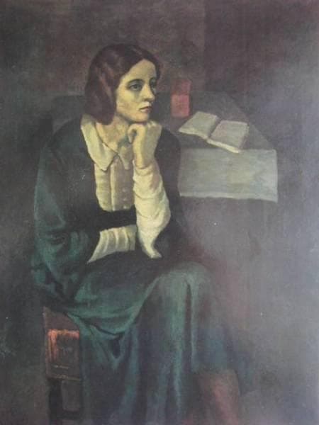 内田巌、テレーズの像、希少画集画、新品額装付、状態良好