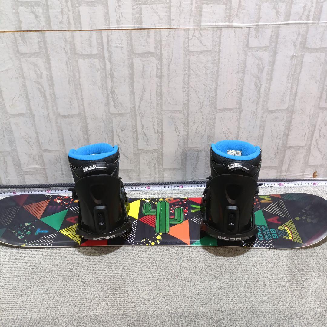 新品＋美品■ボード90cm ブーツ18-19