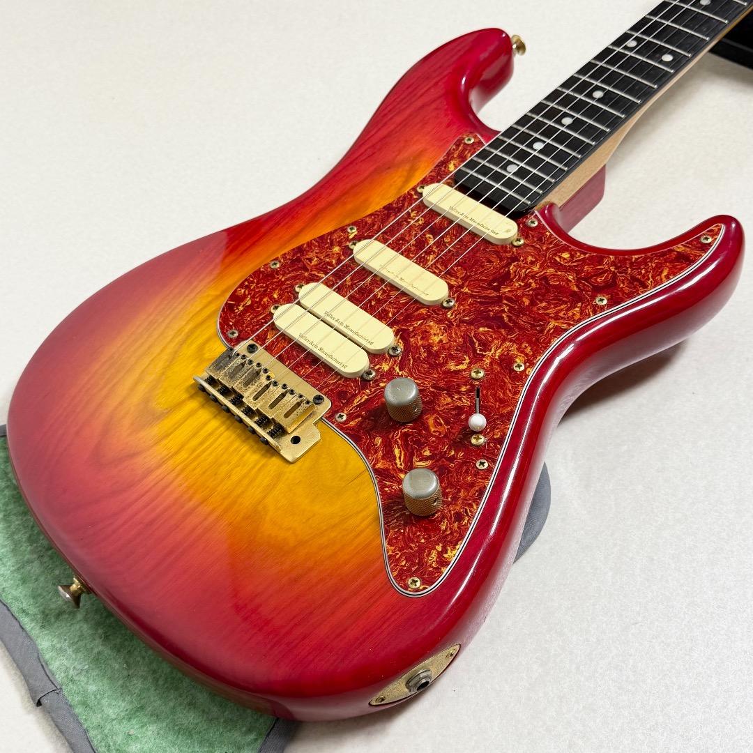 希少 Valley Arts M series 日本製 エボニー ストラト