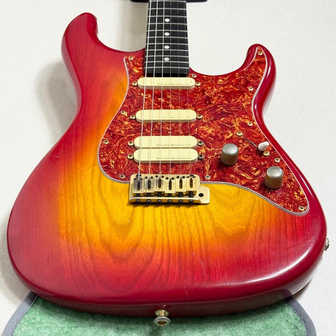 希少 Valley Arts M series 日本製 エボニー ストラト