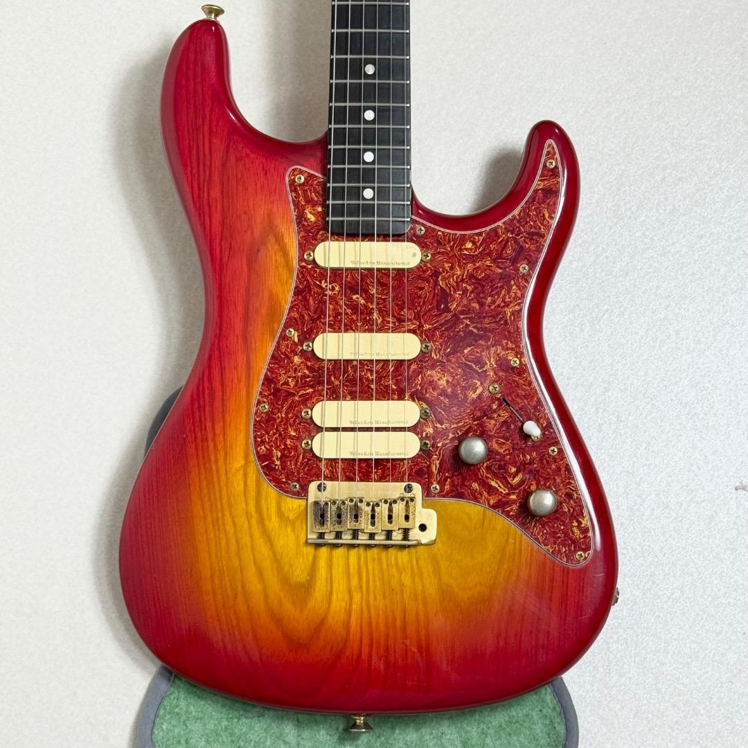 希少 Valley Arts M series 日本製 エボニー ストラト