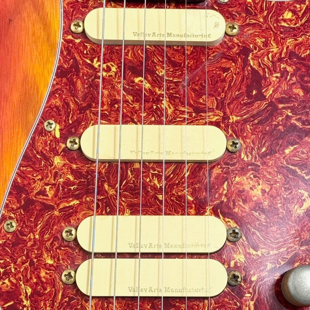 希少 Valley Arts M series 日本製 エボニー ストラト