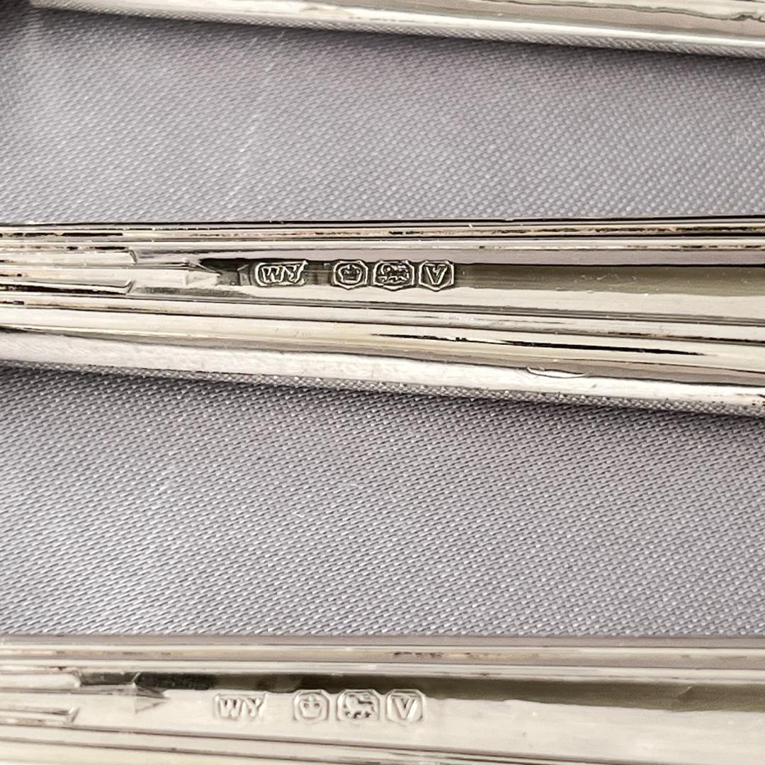 【William Yates】【純銀ハンドル】 Art Deco ティーナイフ