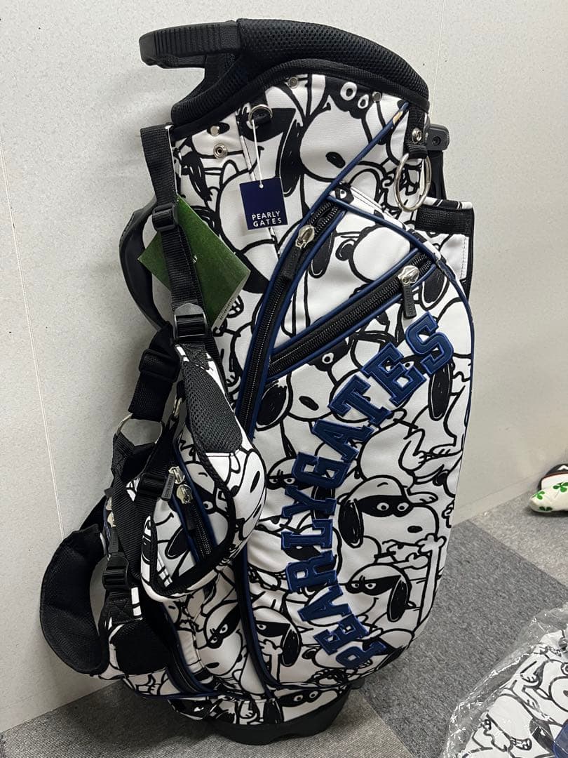 新品タグ付き パーリーゲイツ スヌーピー スタンド キャディバッグ