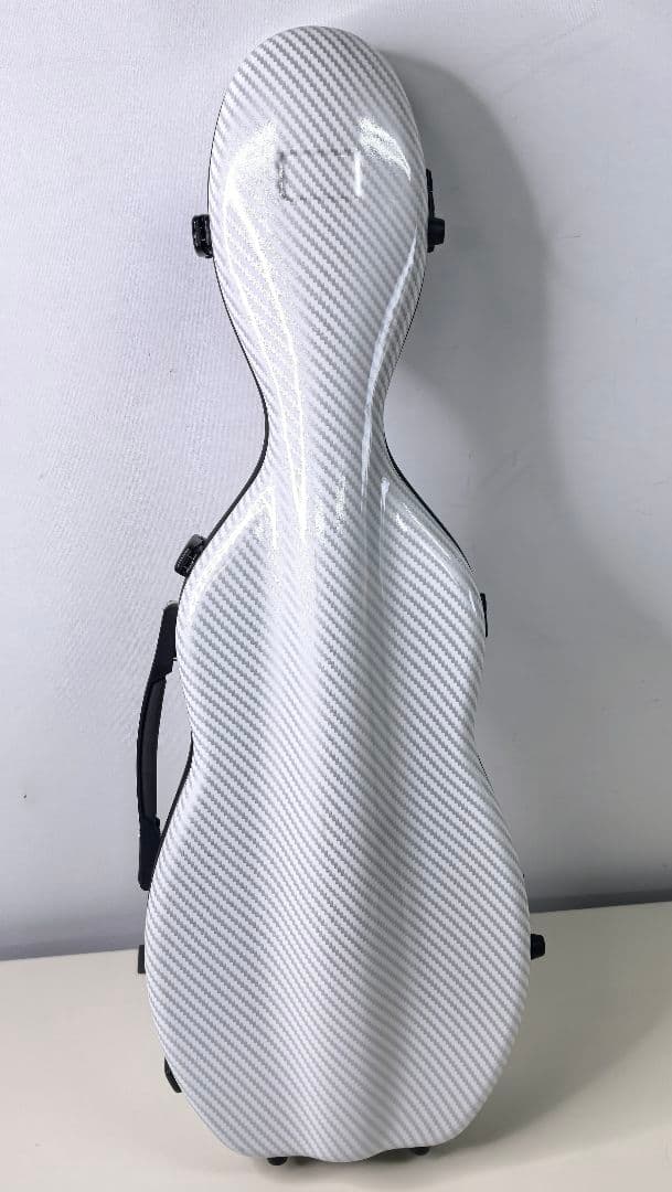 4/4サイズ　カーボンべファイバー バイオリンケース 湿度計付き