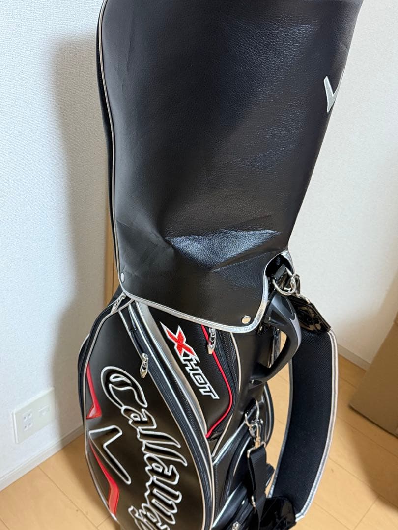 Callaway X-HOT キャディバッグ ブラック/レッド