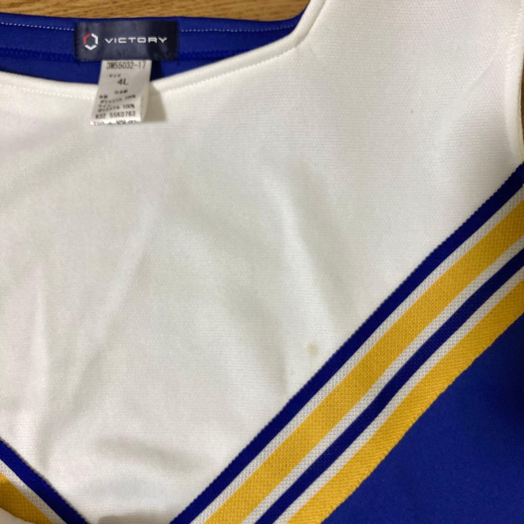 YTCチアリーディングウェア 上着4L スカート5LインナーパンツLL