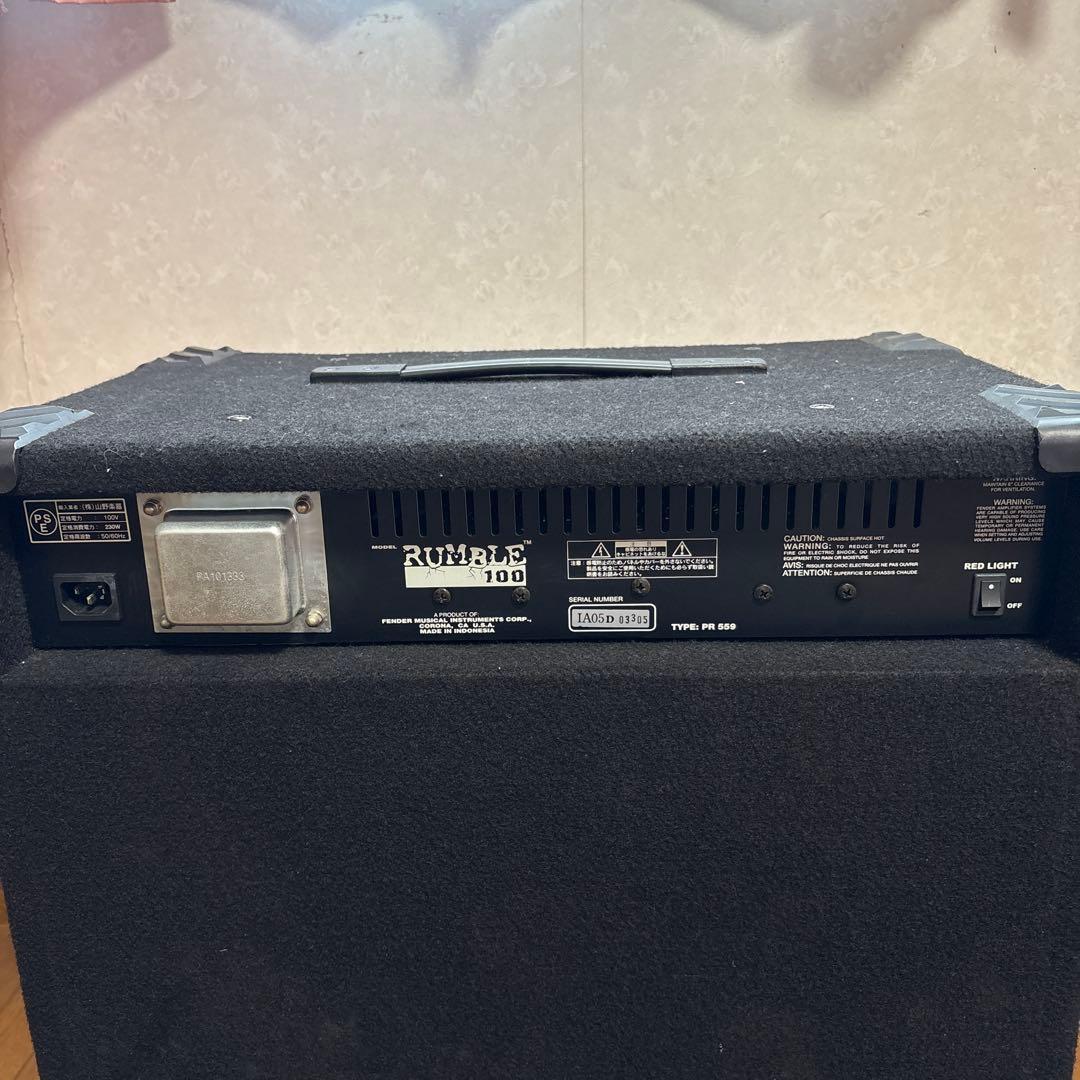 #Fender Rumble 100 #ベース用アンプ