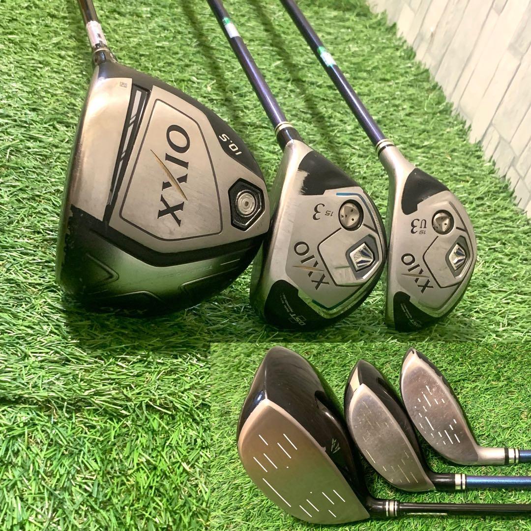 ゼクシオバッグ付 XXIO10 高級パター,UT付 本格メンズゴルフクラブセット