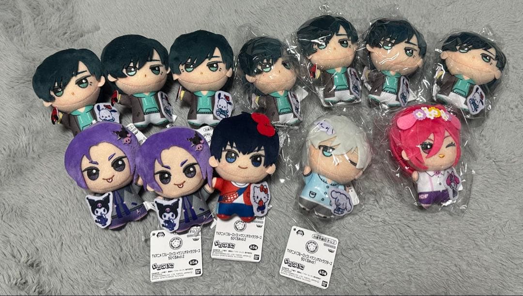 【個別売り】ブルーロック ちびぐるみ サンリオ　潔 世一 糸師 凛