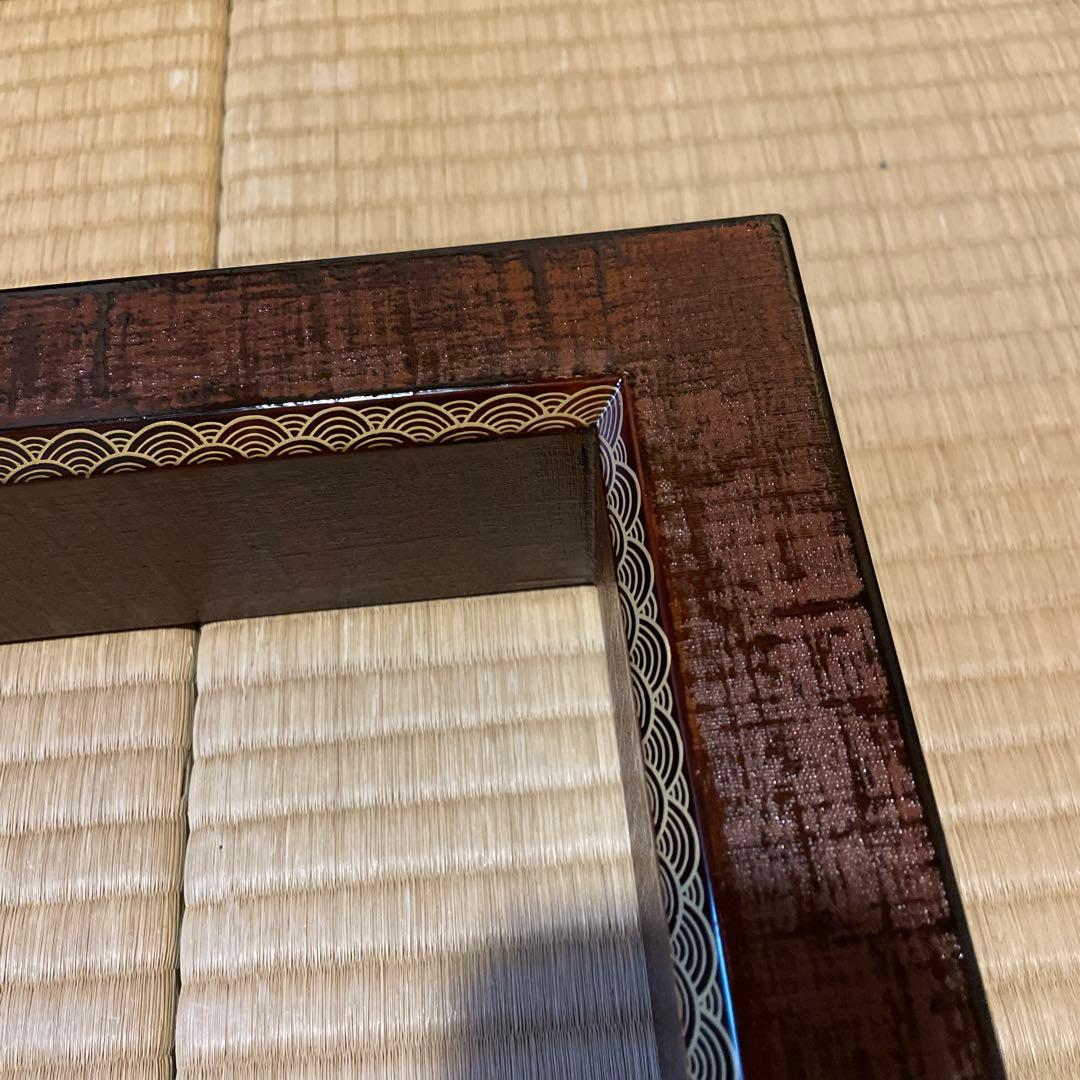 「京塗師」の名工【鈴木 光入】(作)の『炉縁』でございます。　茶道具