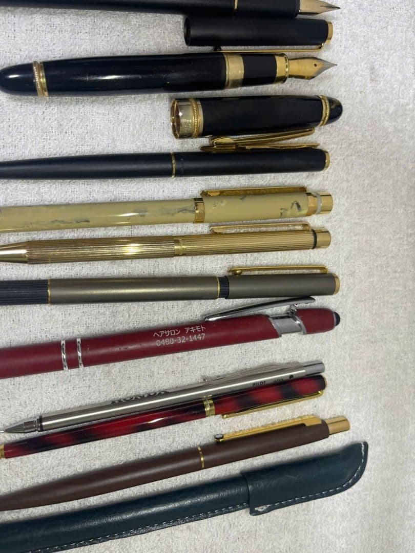 #007 ボールペンと万年筆 montblanc pilot など15点
