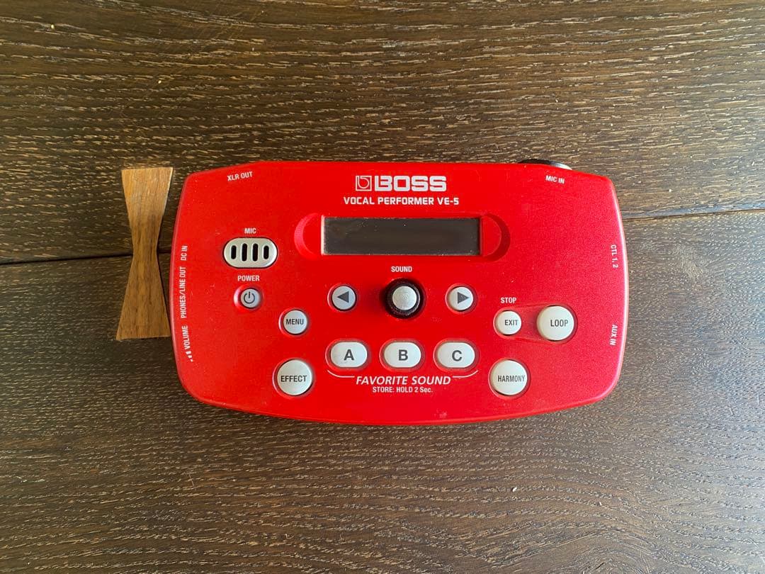 【動作確認済】BOSS VE-5 Vocal Performer (レッド)