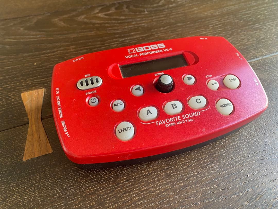 【動作確認済】BOSS VE-5 Vocal Performer (レッド)