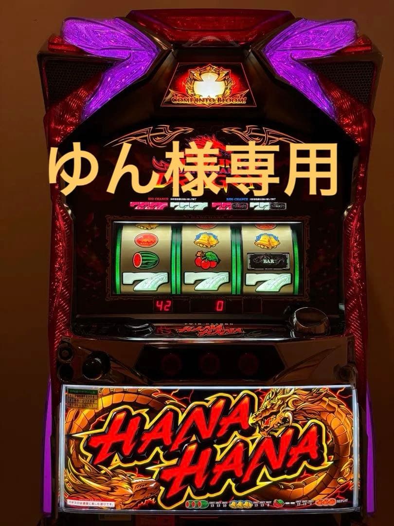 5号機 パチスロ実機 ツインドラゴンハナハナ30