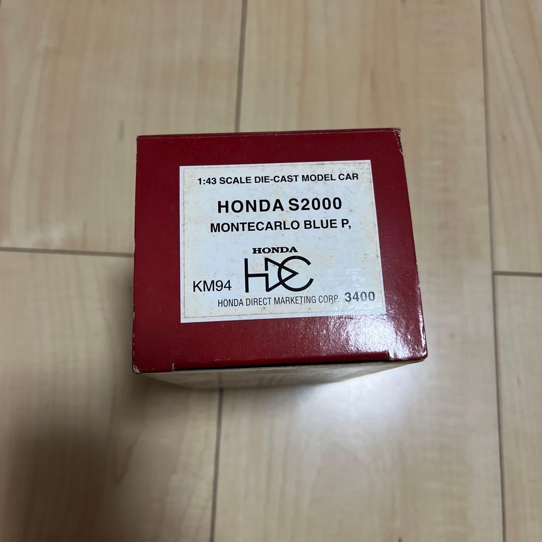 【送料込】HONDA S2000 モンテカルロブルー 1/43