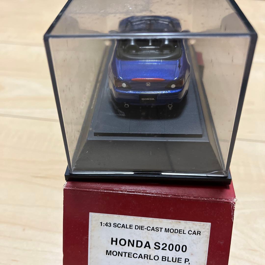 【送料込】HONDA S2000 モンテカルロブルー 1/43