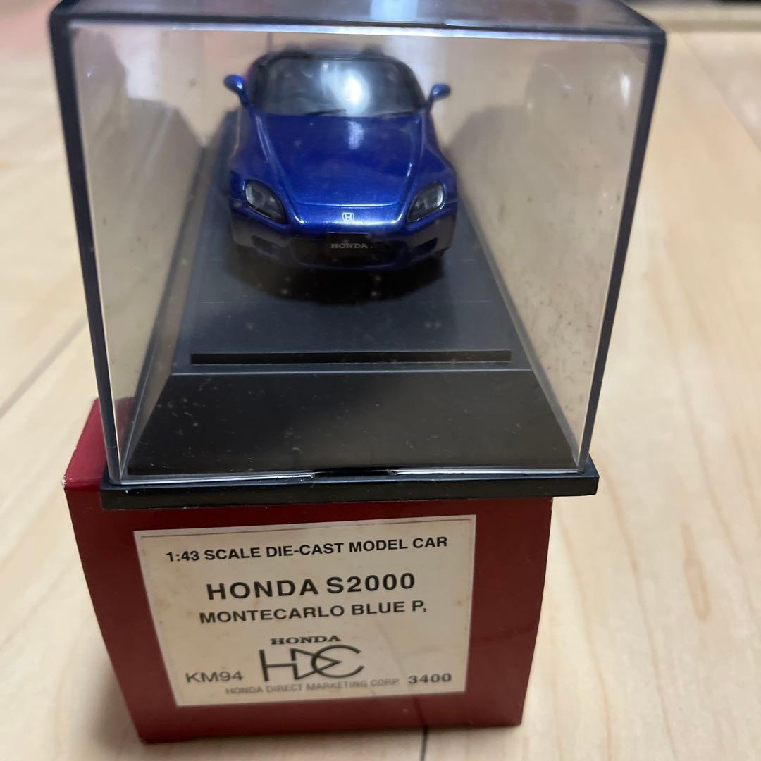 【送料込】HONDA S2000 モンテカルロブルー 1/43