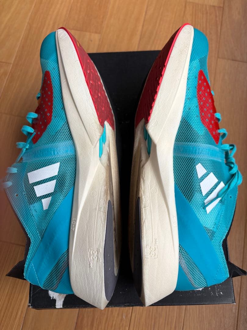 走行距離約80㌔ adidas TAKUMI SEN 9 25.5㎝