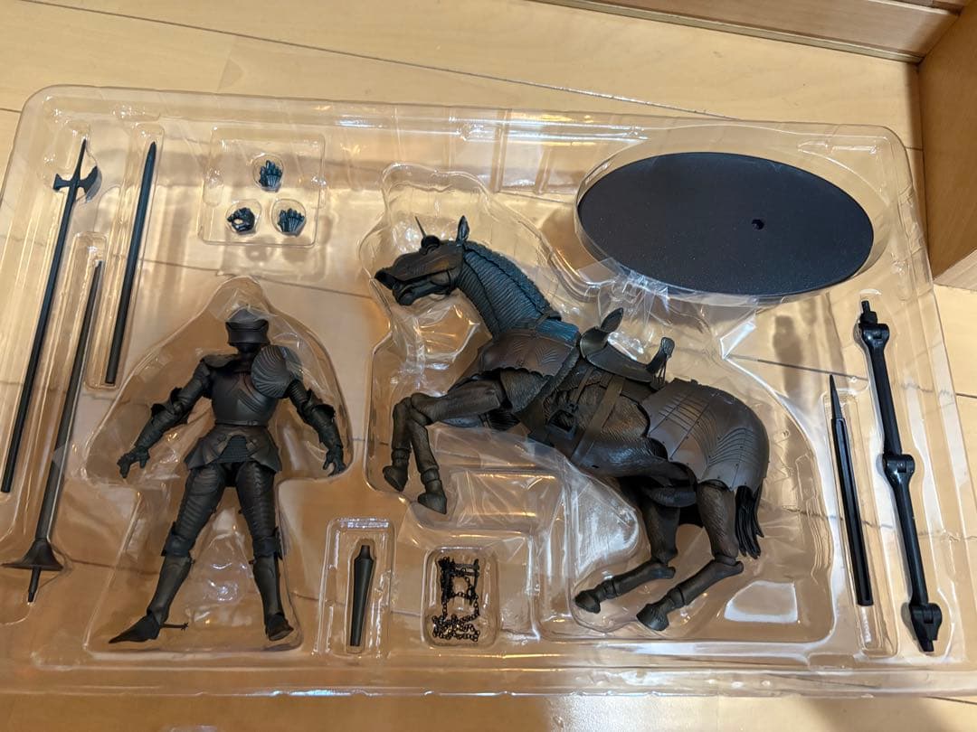 海洋堂 タケヤ式自在置物 15世紀ゴチック式 ブロンズ エクエストリアンアーマー