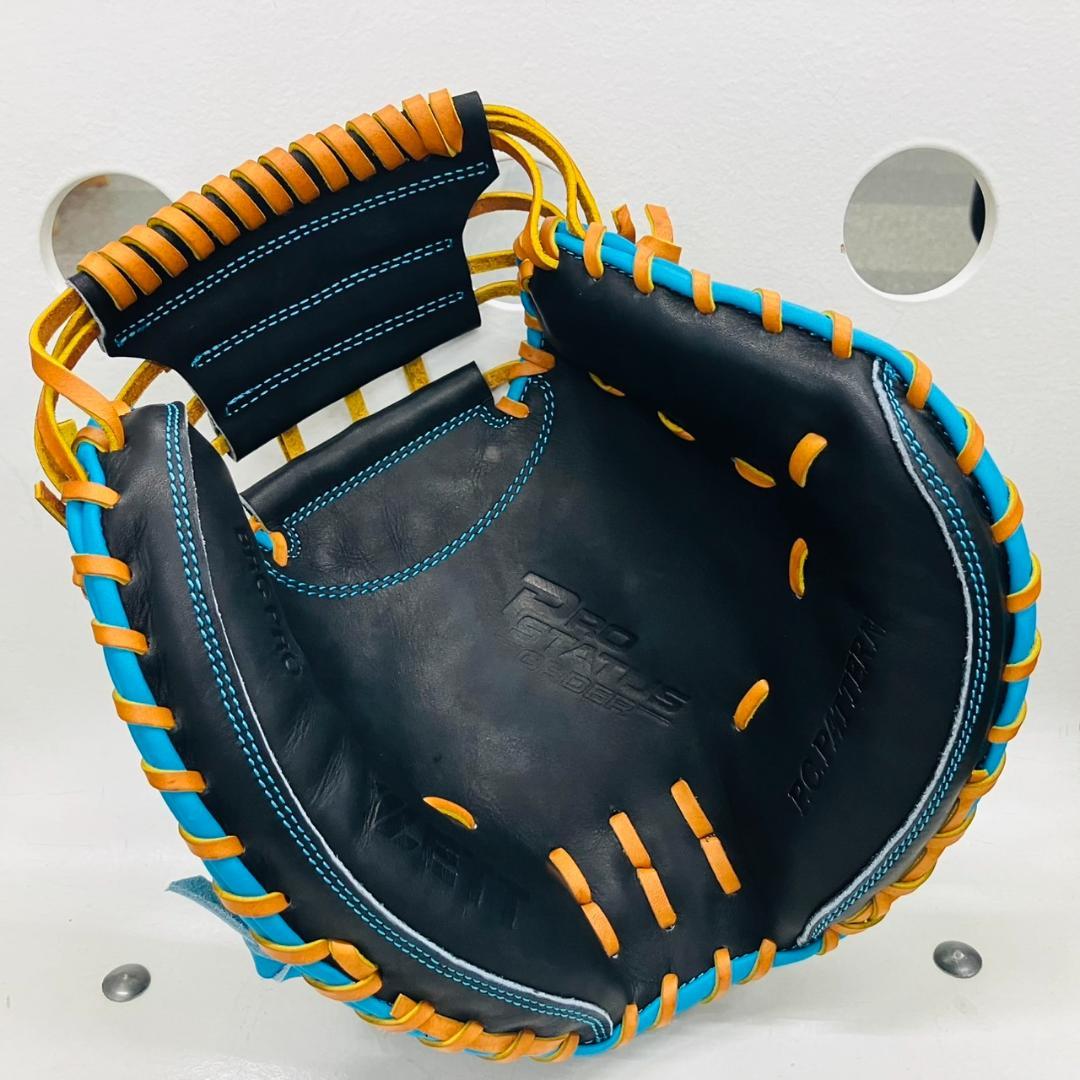 ゼット　プロステイタス　オリジナルオーダーミット　軟式用　捕手用　戸柱型