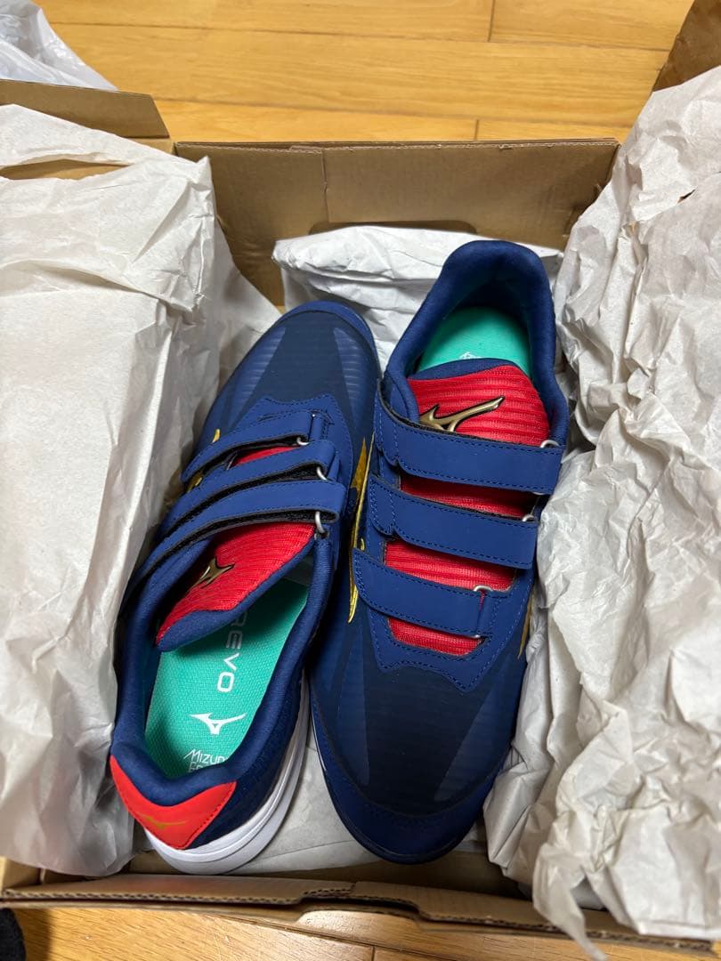 Mizuno FUELCELL トレーニングシューズ ネイビー/レッド