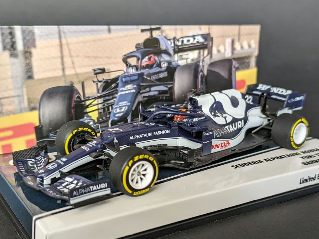 CK別注 1/43 アルファタウリ AT02 角田裕毅 2021 デビュー戦9位