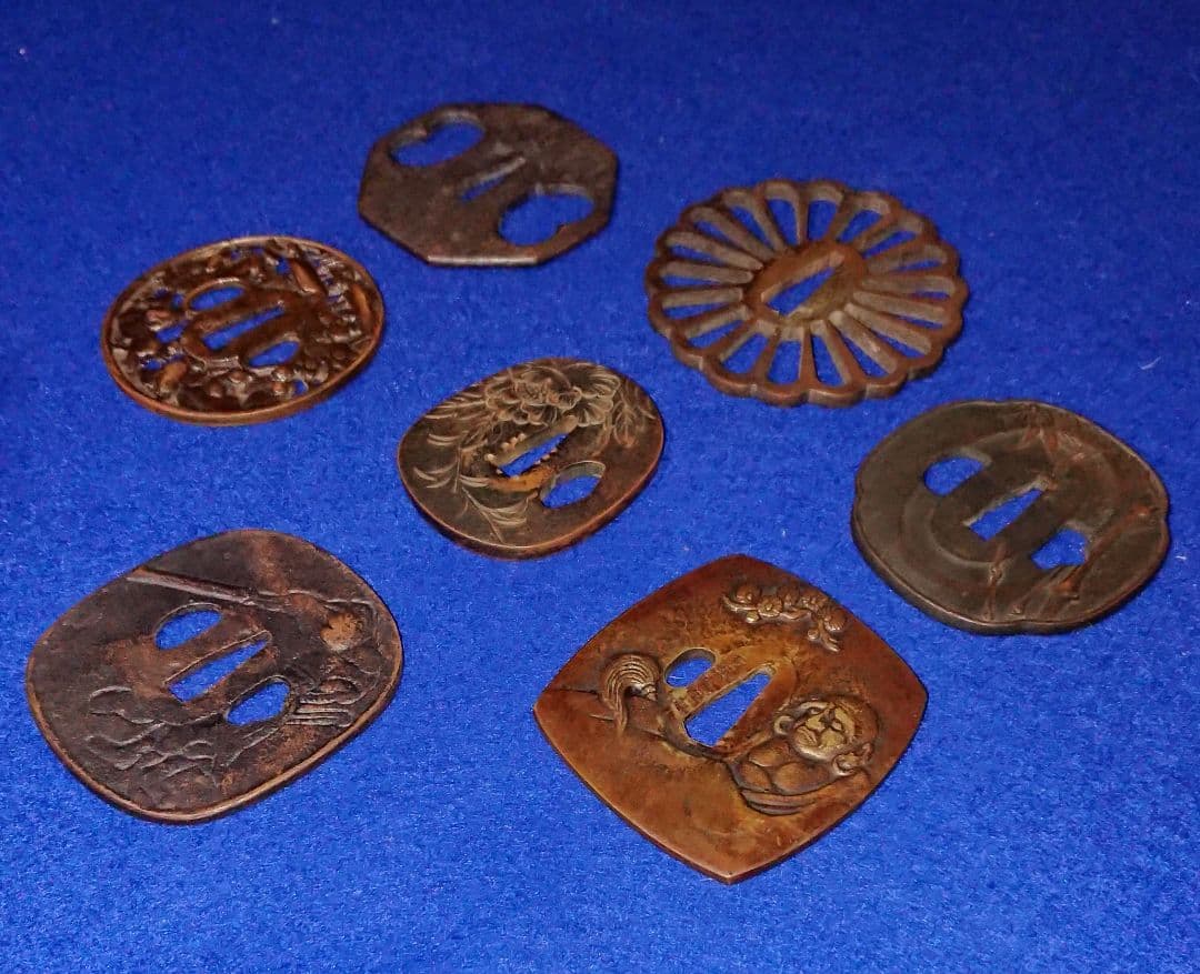 鍔7枚セット 日本刀 刀装具