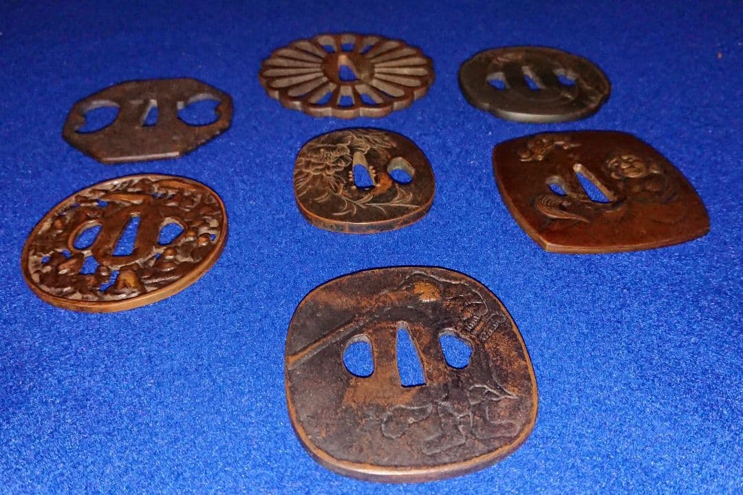 鍔7枚セット 日本刀 刀装具