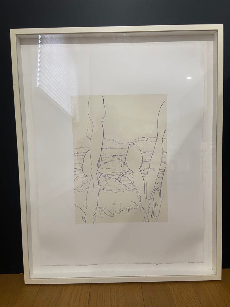 現代アート　リトグラフ　法貴信也　Unttitled2003年作