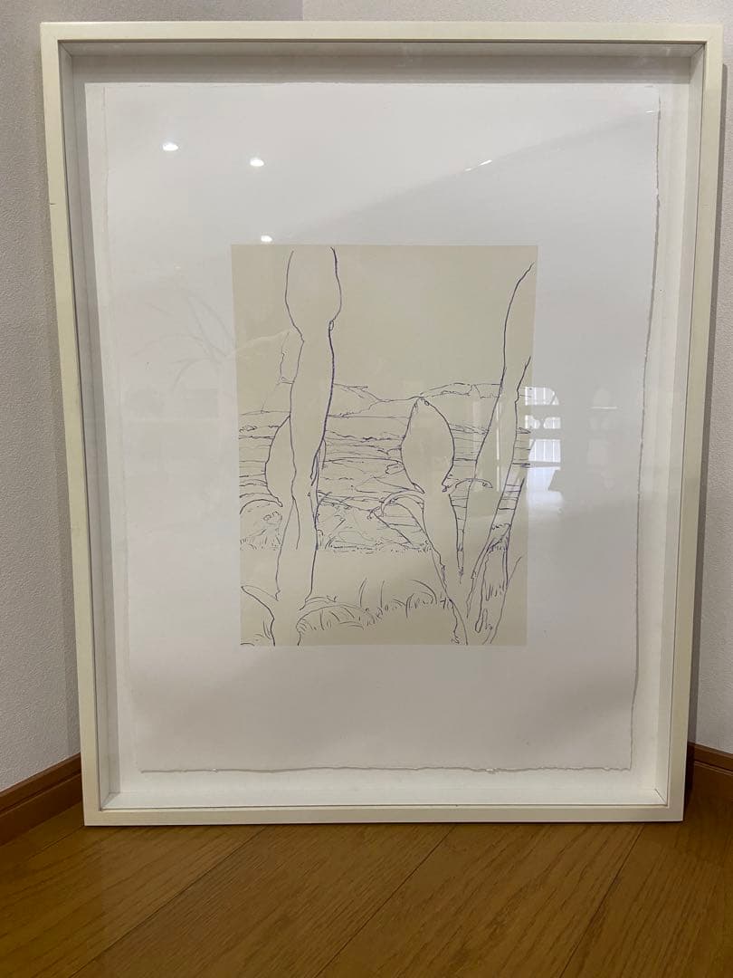 現代アート　リトグラフ　法貴信也　Unttitled2003年作