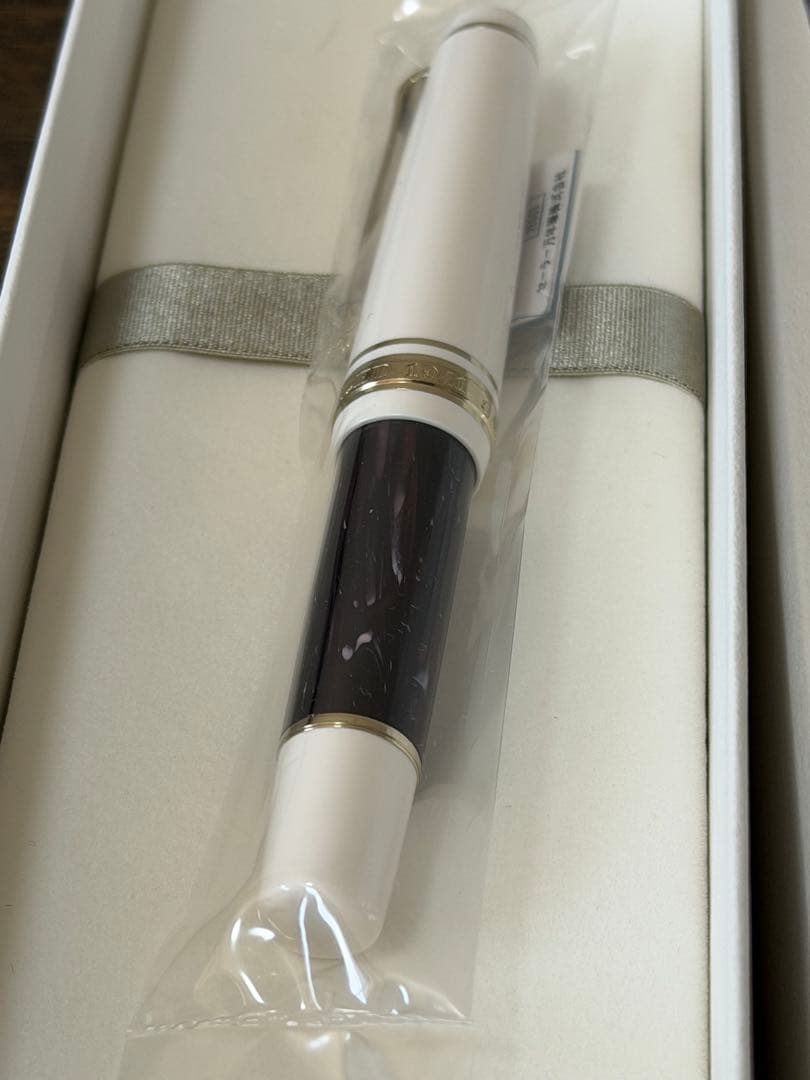 新品未使用　ランコントル　限定　レザン　セーラー　万年筆　中細字　備品付き