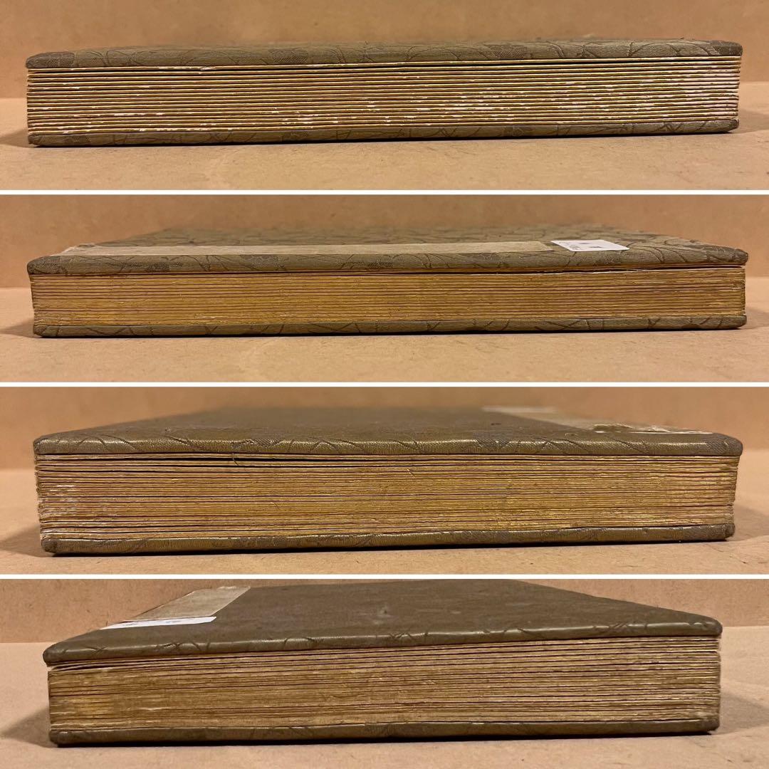 希少 時代物 画帖 山水 鳥 老人 水墨画 絵画 書 書道