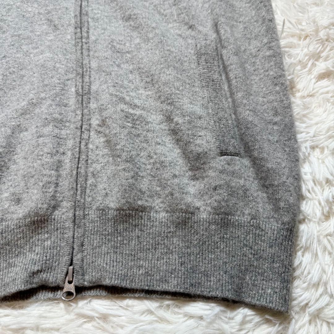 22様未使用級 パーリーゲイツ 現行 カシミヤ ジップニットベスト 定価3.7万