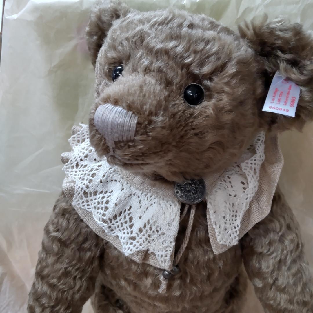 シュタイフ　テディベア　silberdistel　アンティーク風　ビンテージ調