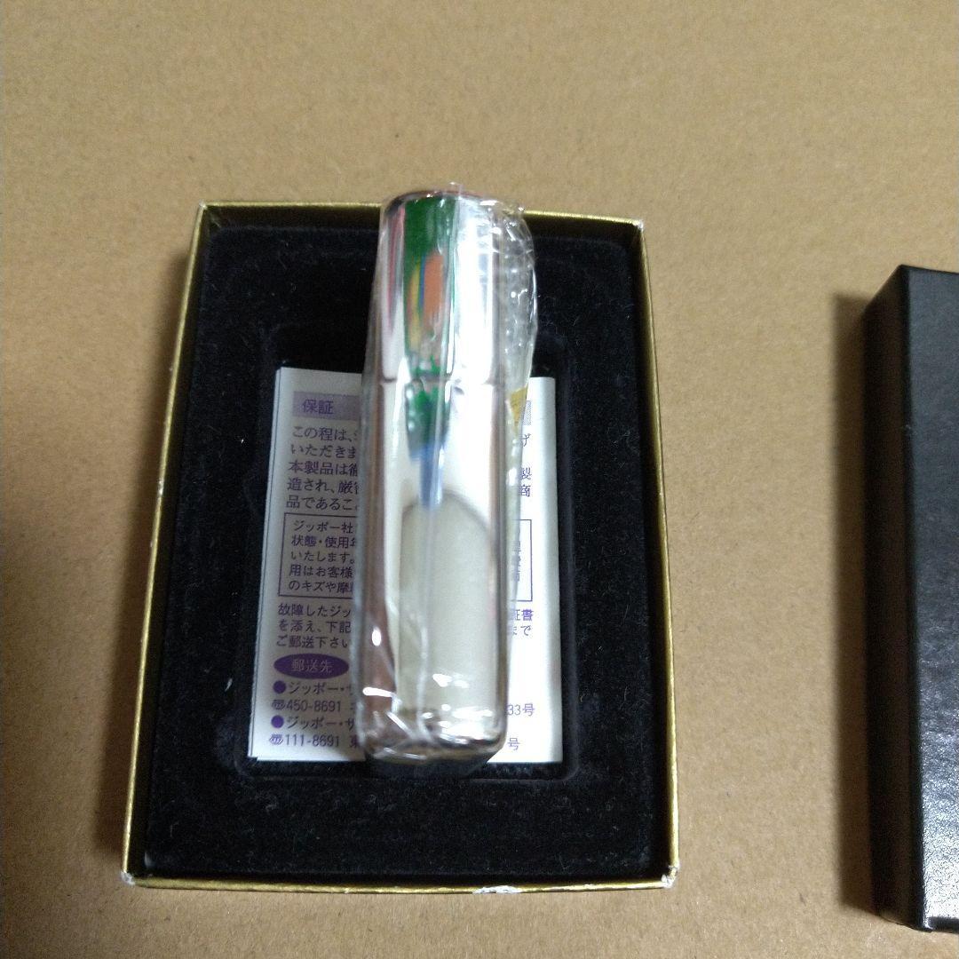 未使用ZIPPO　ジッポー　銀メッキ　両面加工