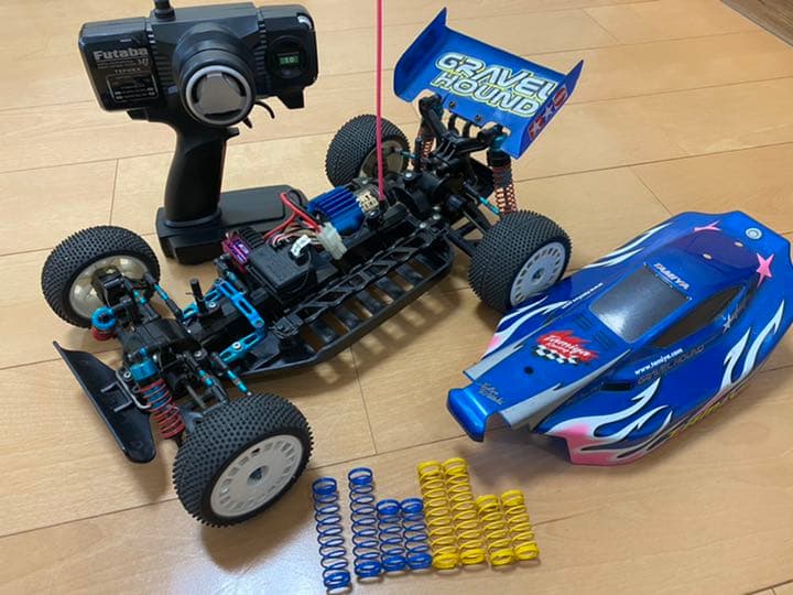 【値下げ】タミヤ グラベルハウンドDF-02 シャーシ プロポ　バッテリーセット