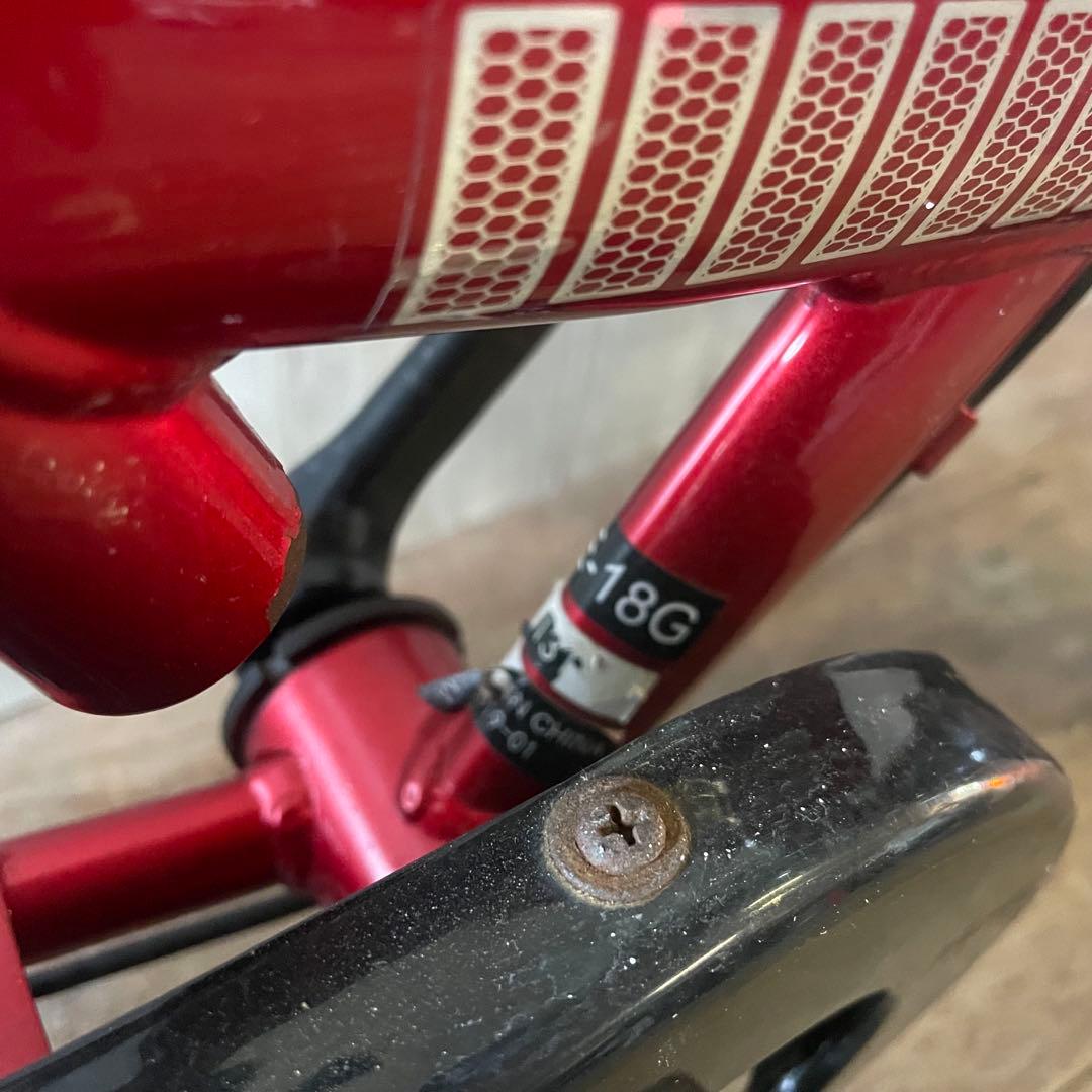 ジープ Jeep JE-18G 幼児用自転車 18インチ レッド ジュニア用