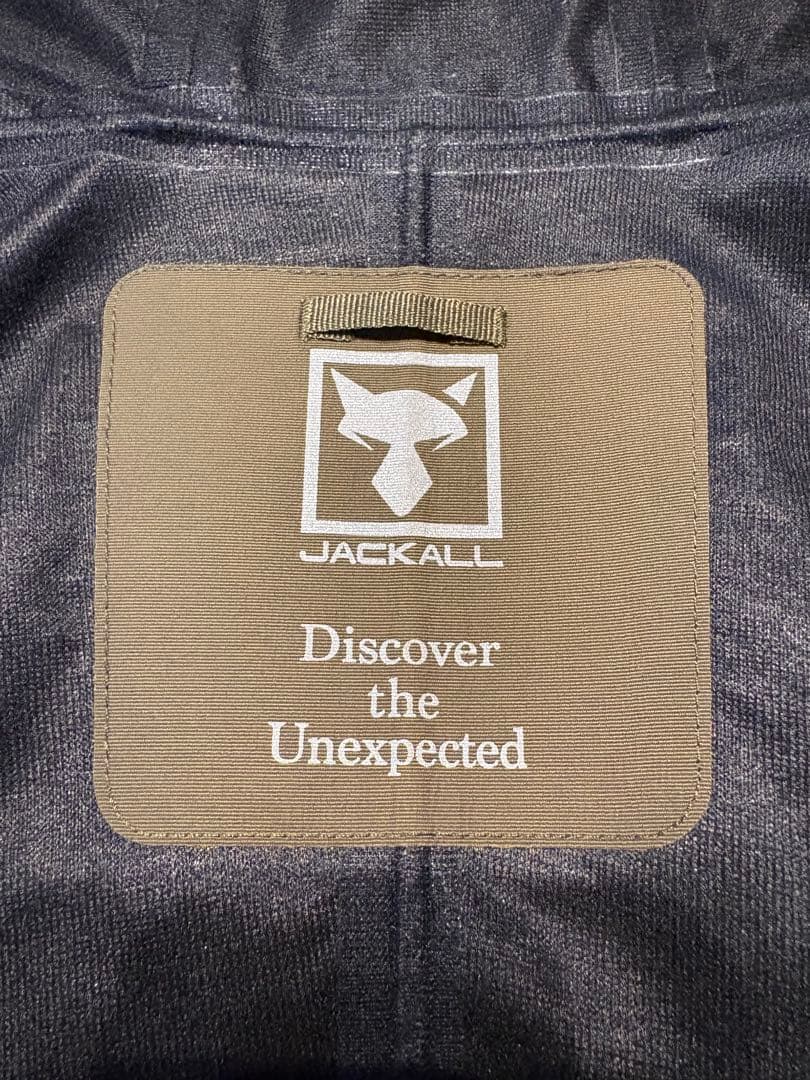 JACKALL ジャッカル　ハードシェルジャケット　アーミーグリーン　Mサイズ