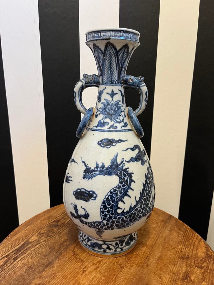 中国アンティーク花瓶　大ぶり