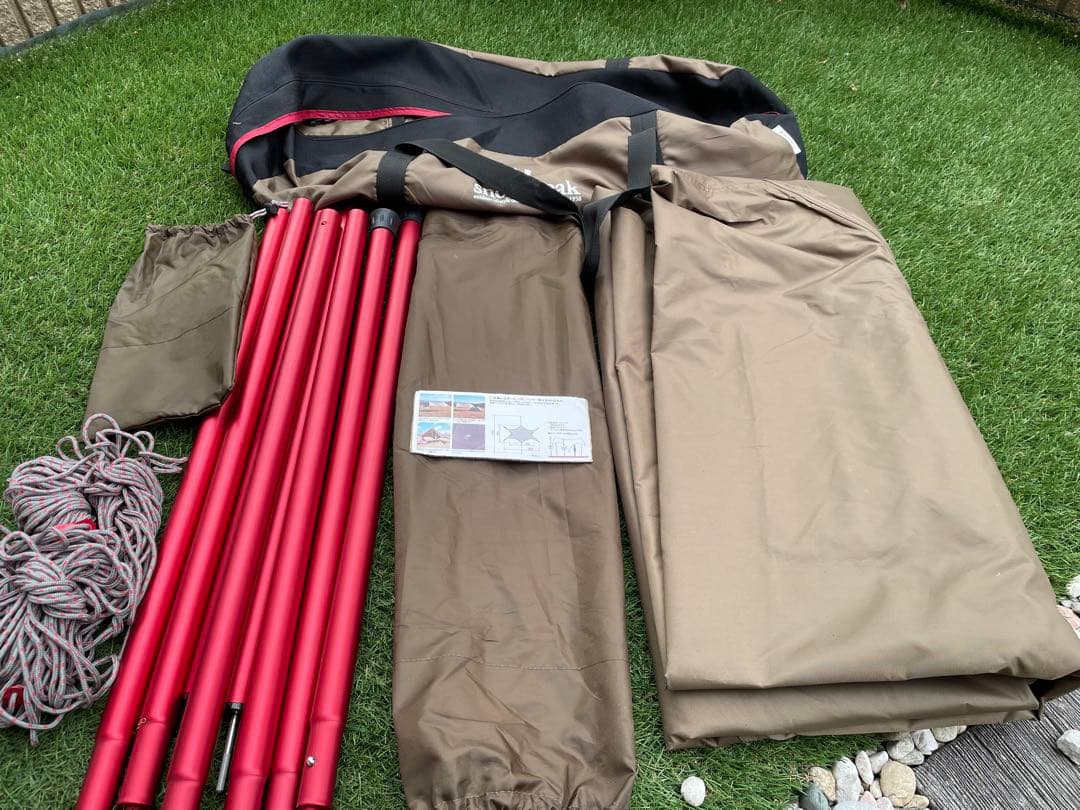 スノーピーク　HDタープ シールド ヘキサエヴォ Pro. ポール付き