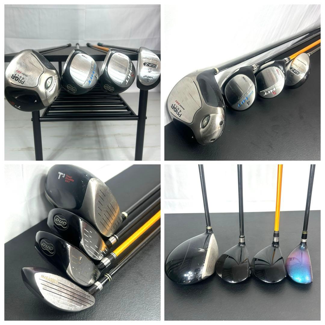本格派 メンズゴルフクラブ 12本 フルセット ゴルフセット 豪華 お試しセット