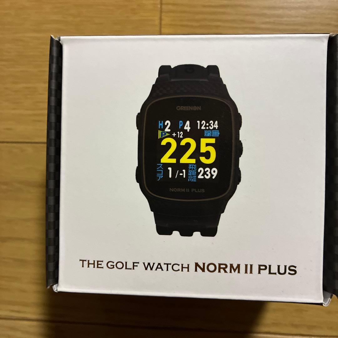 【美品】ゴルフ距離計ウォッチ　NORM Ⅱ PLUS
