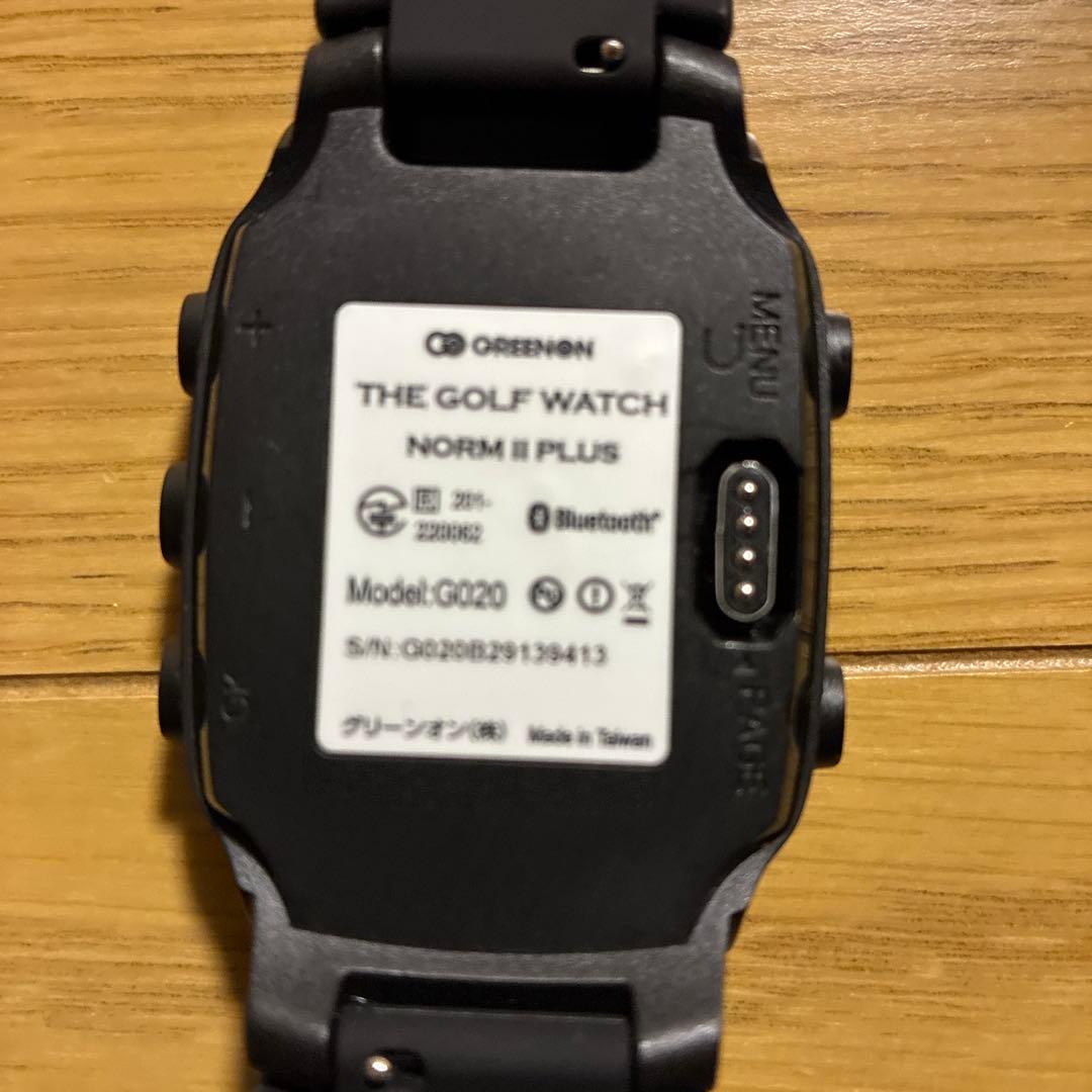 【美品】ゴルフ距離計ウォッチ　NORM Ⅱ PLUS