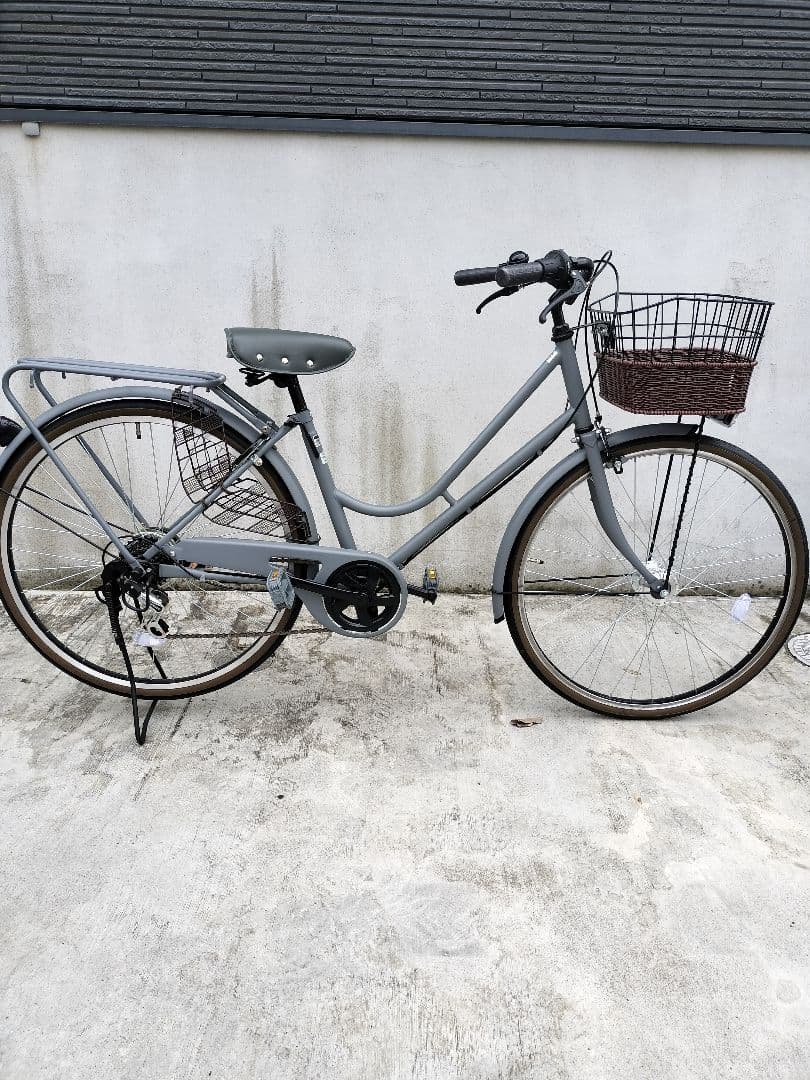 ★美品★26インチ 自転車 6段変速 オートライト シティサイクル 保証書付