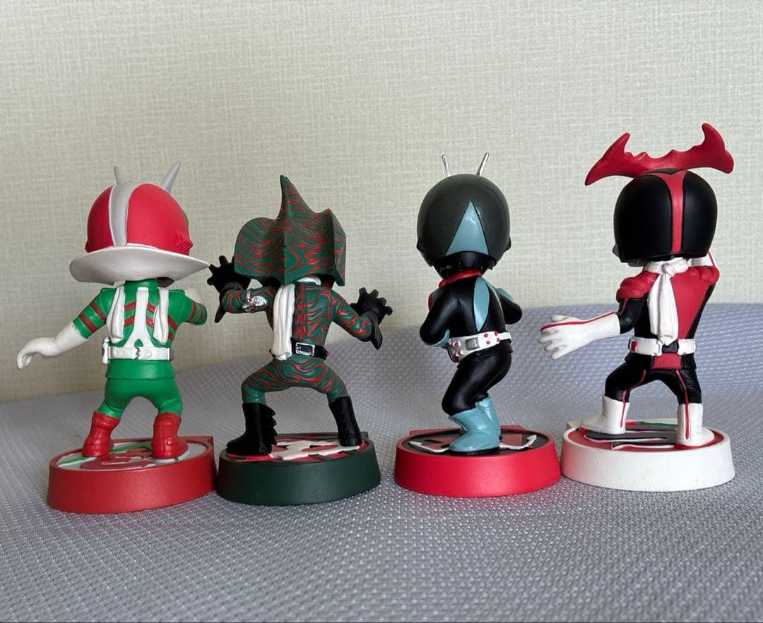 ボブルヘッド　ユラユラ首ふりマスコット　仮面ライダー　セット