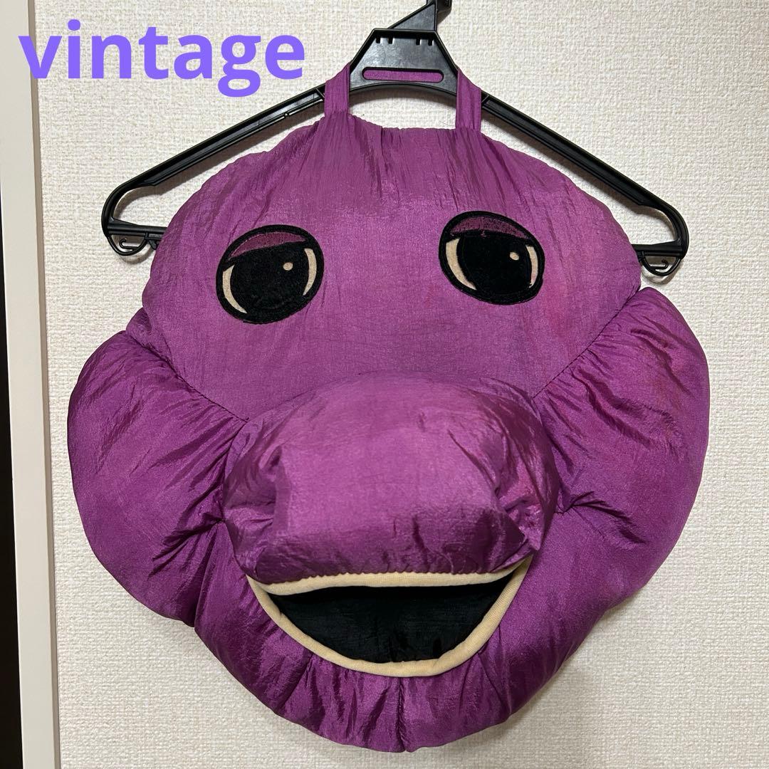 vintage バーニー Barney バーニー＆フレンズ フェイスピロー