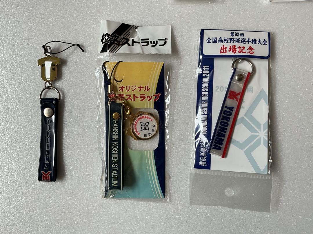 横浜高校甲子園出場記念グッズ6点＋横浜高校関連グッズ4点
