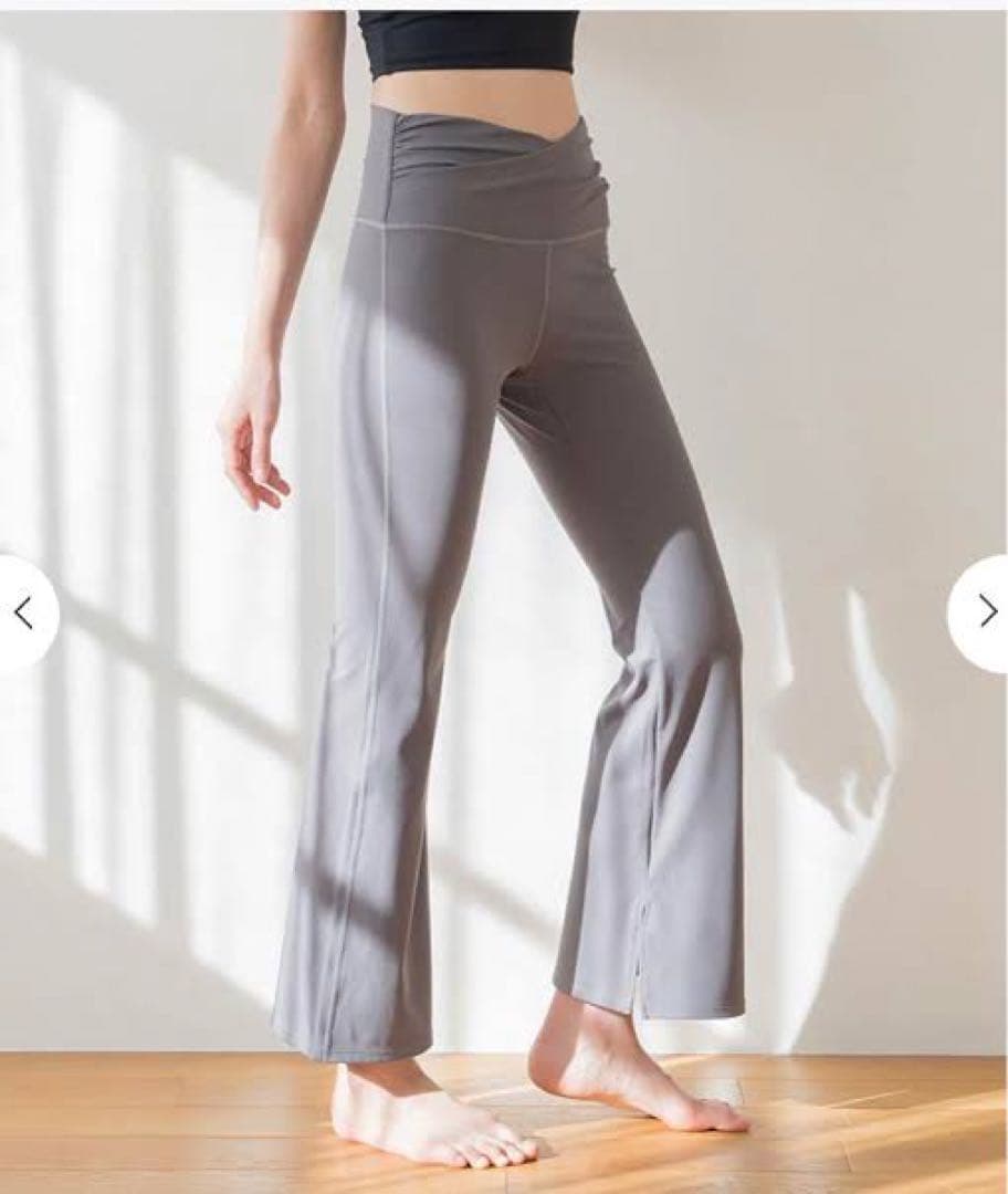 【SUKALA】　ベーシックフレアパンツ Ｌサイズ グレー